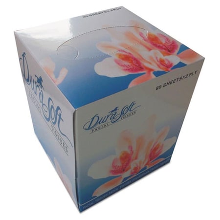 Kd 2-Ply Facial Tissue Cube Box, White - Box of 85 - 36PK KD2490118